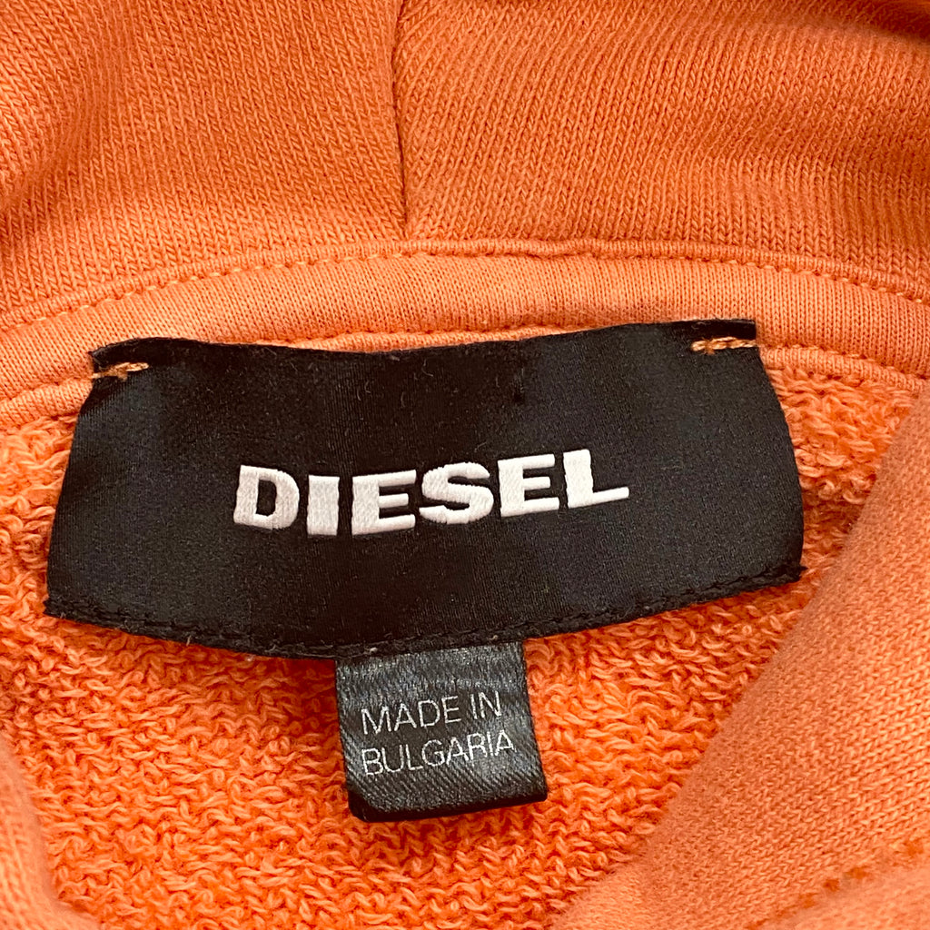 Diesel French Terry Peach Pullover Hoodie Men’s XL