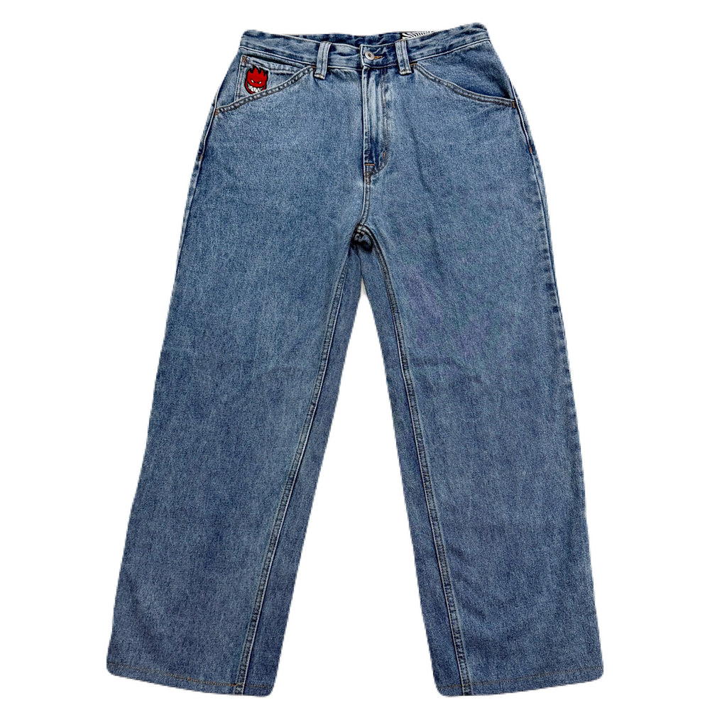 Spitfire Wheels Y2K Bighead Fill Blue Baggy Skater Jeans Men’s Medium