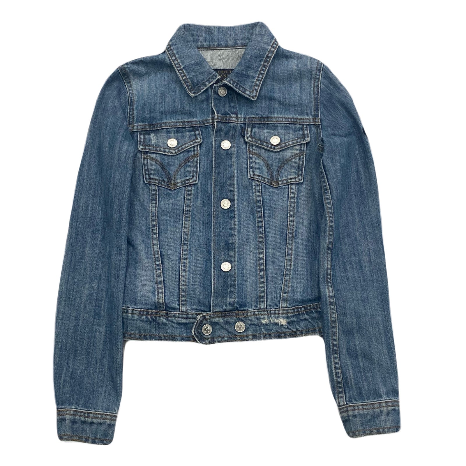 Vintage Juicy Couture Y2K Dog Lover 91 Juicyland Patch Denim Jean Jacket Women’s P