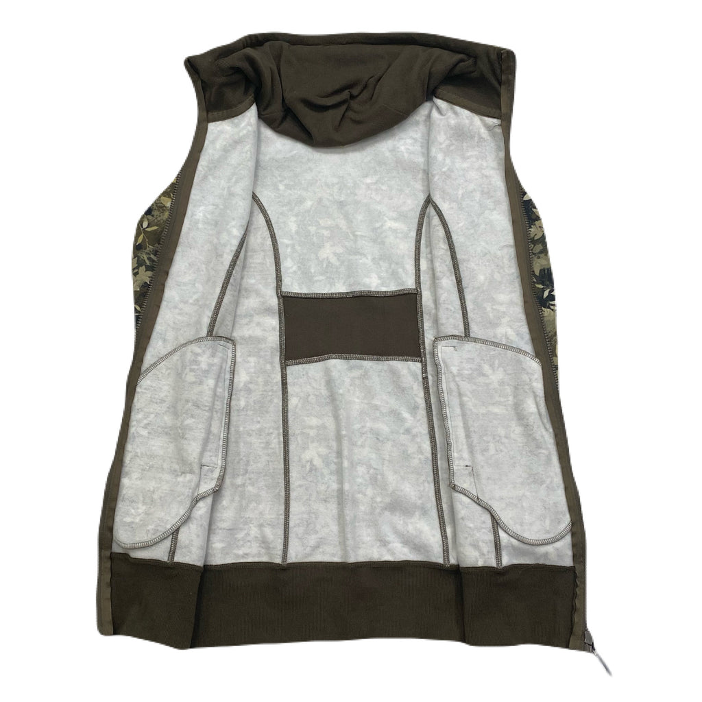 Triple Five Soul Camo Foliage Concealable Hood Long Zip Hoodie Women’s XL