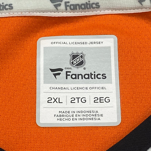 Fanatics NHL Philadelphia Flyers 2017 Officially Licensed Orange Breakaway Home Jersey Men’s 2XL