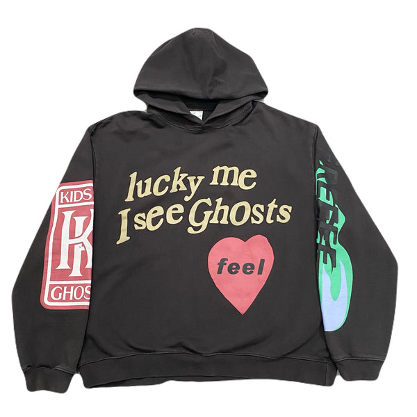 Kids See Ghosts Kanye West Kid Cudi Camp Flog Gnaw Nov 11 Rap Hoodie Men’s XXL