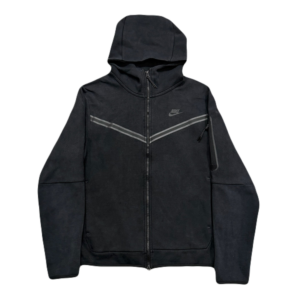 Nike Sportswear Tech Fleece CU4489-010 Black Full Zip Hoodie Men’s Medium