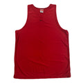 Vintage Nike Team Sports Red Center Swoosh Satin Dazzle Basketball Jersey Tank Top Men’s Medium