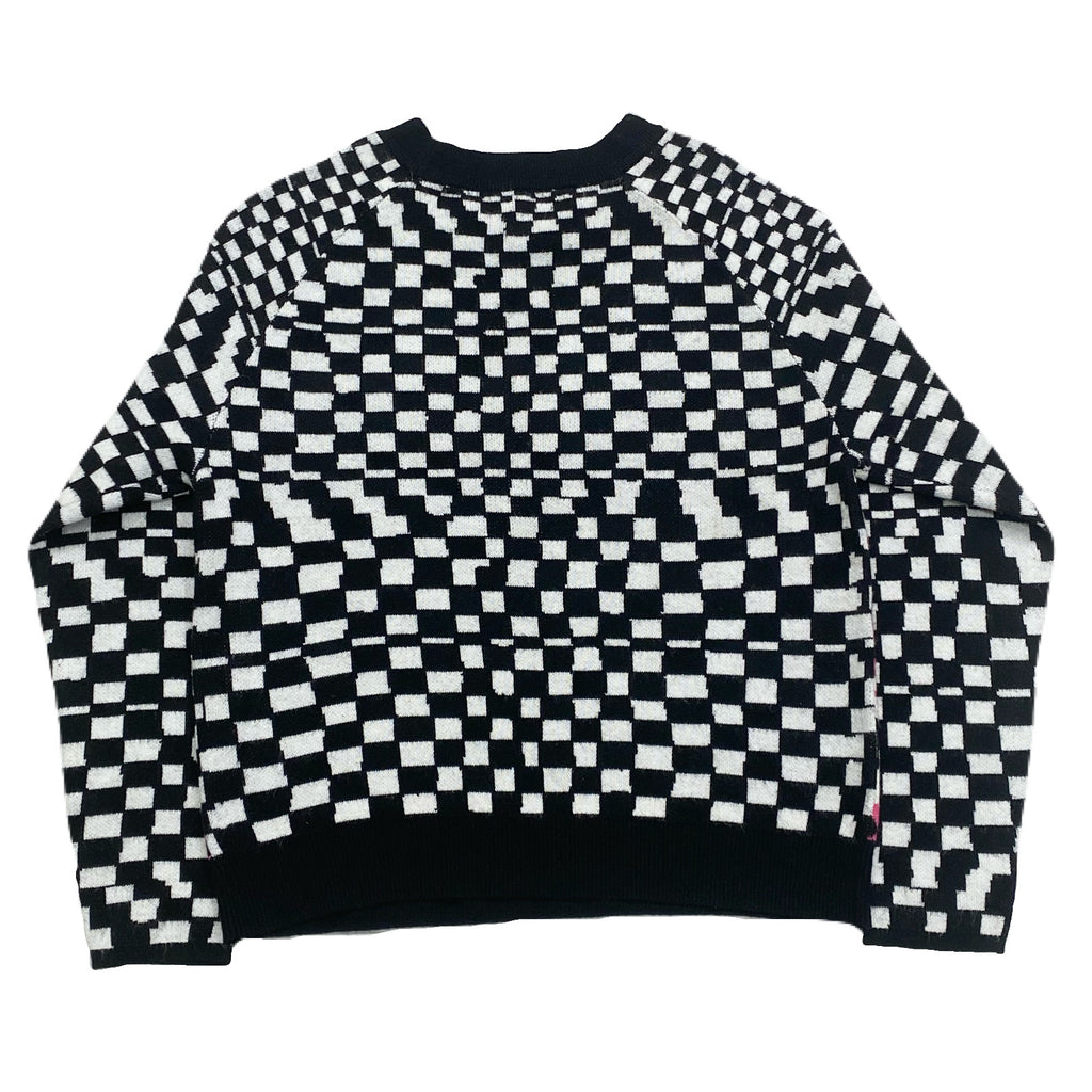Mara Hoffman Scoop Neck Abstract & Checker Sweater Women’s Medium