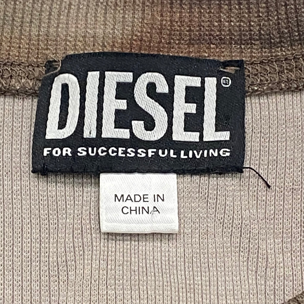 Diesel T-Juser Camo With Vintage Effect Henley Shirt Men’s XXL