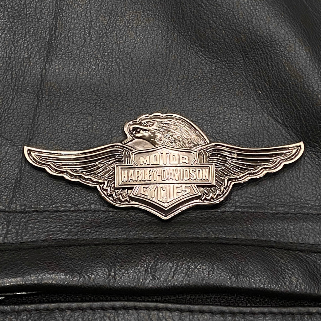 Harley-Davidson 1/1 Official Prototype Black Nylon Polyurethane Coating Back Embroidered Logo Jacket Men’s XXL