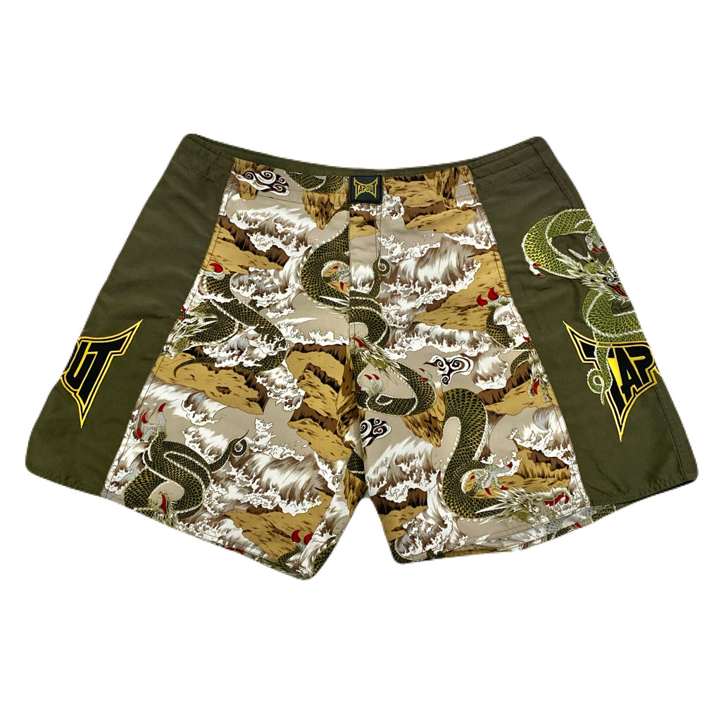 Vintage Y2K Tapout Dragon Embroidered MMA Fight Training Board Shorts Men’s 43