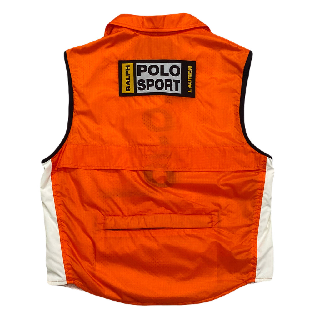 Vintage Polo Sport Ralph Lauren Nylon Mesh Lined Gilet Vest Women’s Small