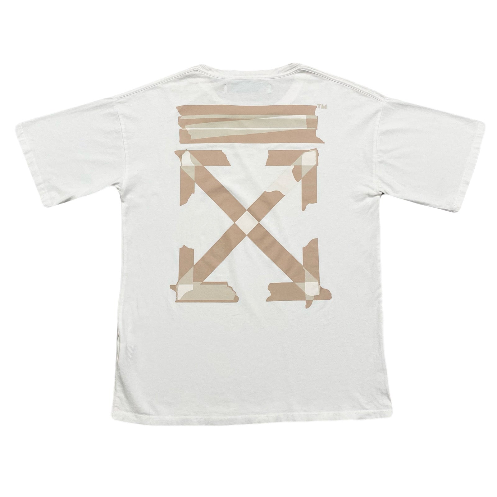 Off-White C/o Virgil Abloh Main Label 2013 Tape Arrows T-Shirt Men’s XL