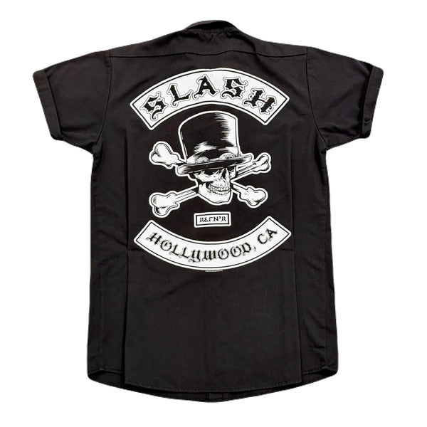 Slash R&FN’R 2012 Guns N Roses Button Up Rock Workwear Shirt Men’s Medium