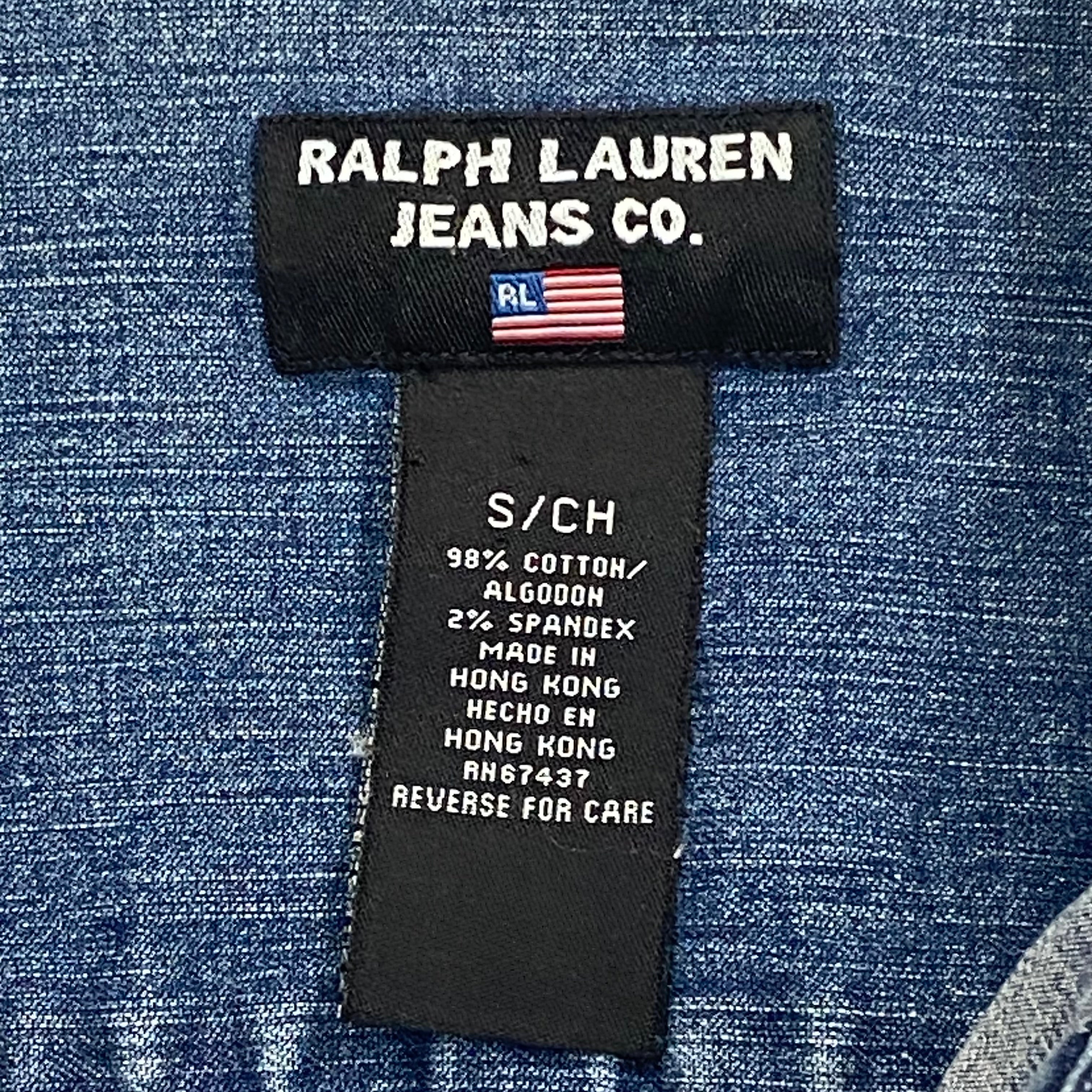 Ralph Lauren Jeans Co. Denim Button Up Shirt Women’s Small