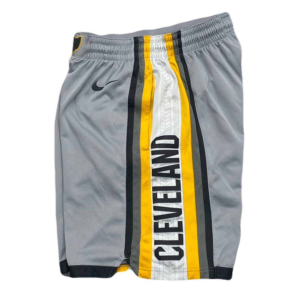 Nike NBA Authentic Cleveland Cavaliers City Edition Swingman Gray Shorts Men’s Large