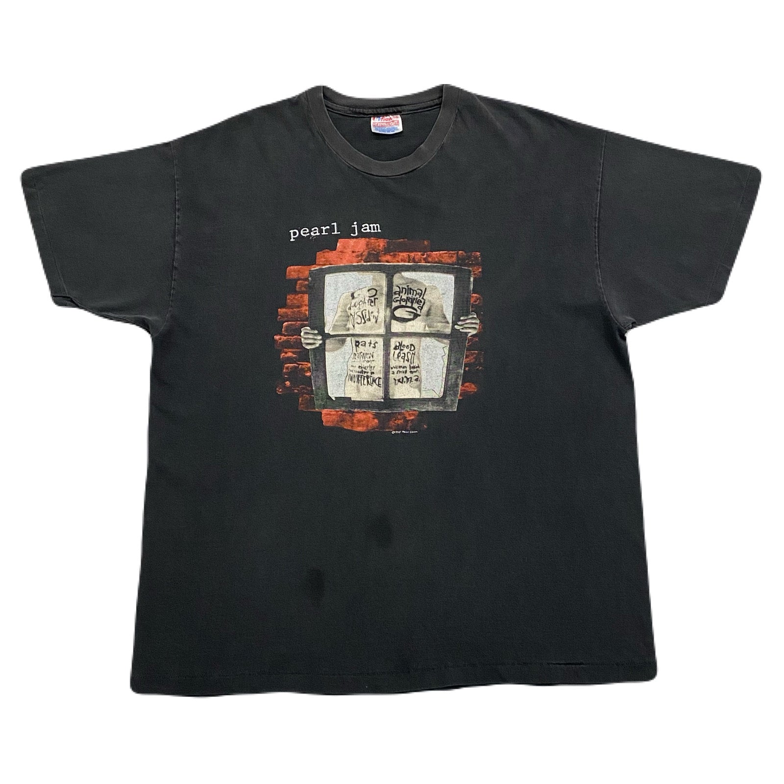 Vintage 1993 Pearl Jam Window Pane / Window Pain Canadian Tour