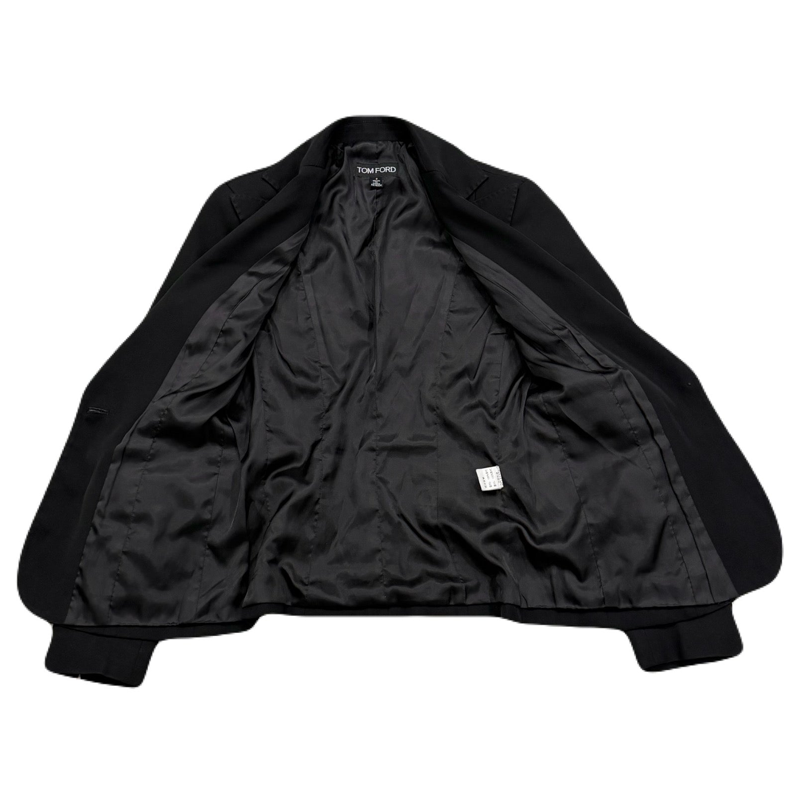 Vintage 90’s Tom Ford Black One Button 3 Pocket Blazer Women’s Size 2P