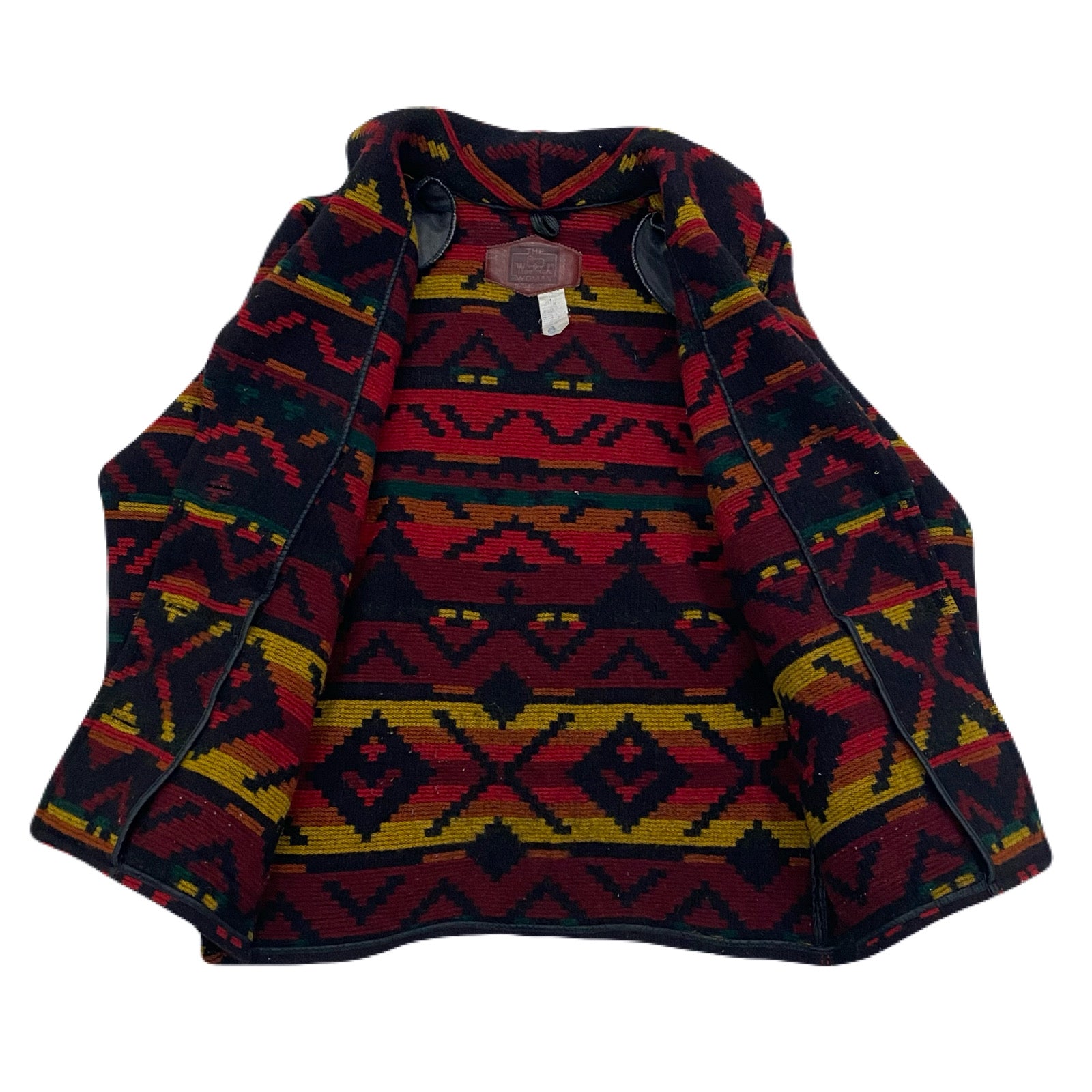 Vintage Woolrich Wool Aztec Southwestern USA Made Jacket Coat Women’s Medium