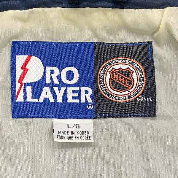 Vintage Pro Player NHL Vancouver Canucks Hockey Windbreaker Jacket Men’s Large