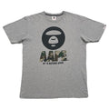 Aape By A Bathing Ape Bape Camo Letter Big Head Gray T-Shirt Men’s XL