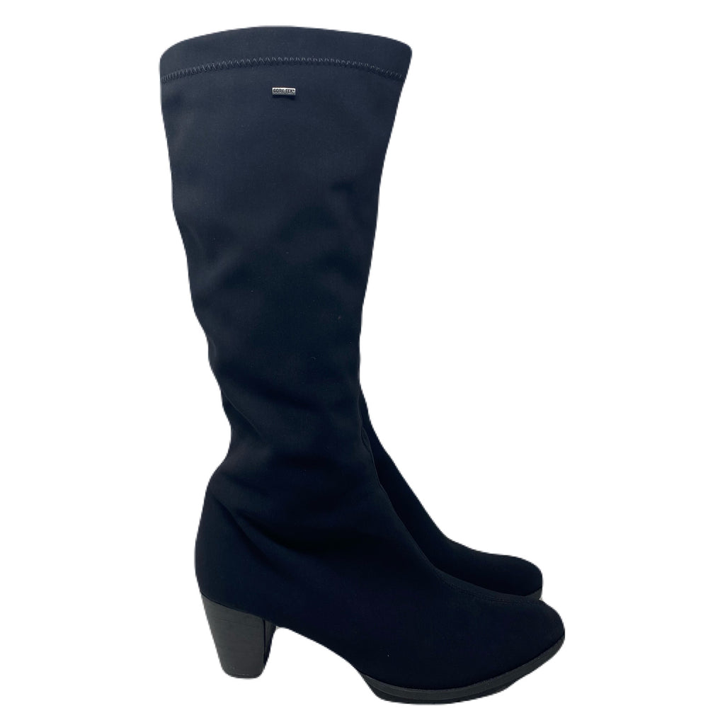 Ara Luftpolster Gore-Tex Zip Knee High Pointed Toe Heeled Boots Women’s 10.5 US