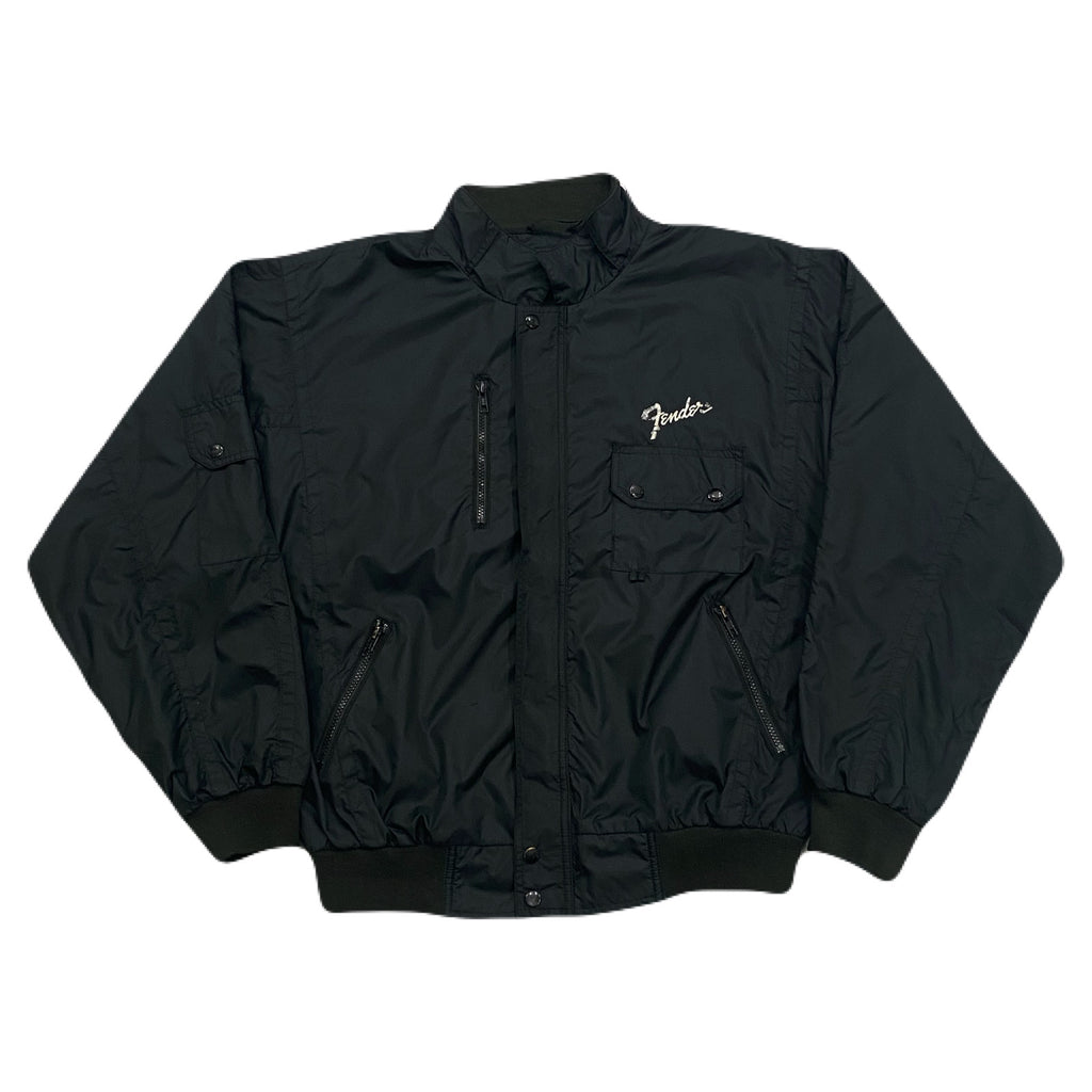 Vintage Fender Guitars Rock Music Windbreaker Jacket Men’s Large