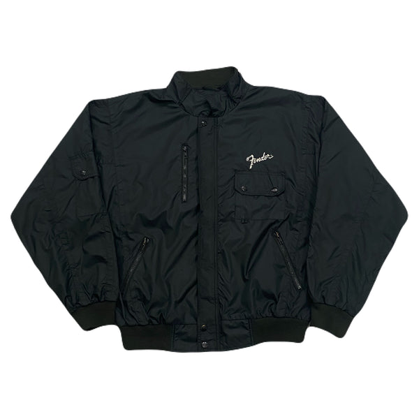 Vintage Fender Guitars Rock Music Windbreaker Jacket Men’s Large