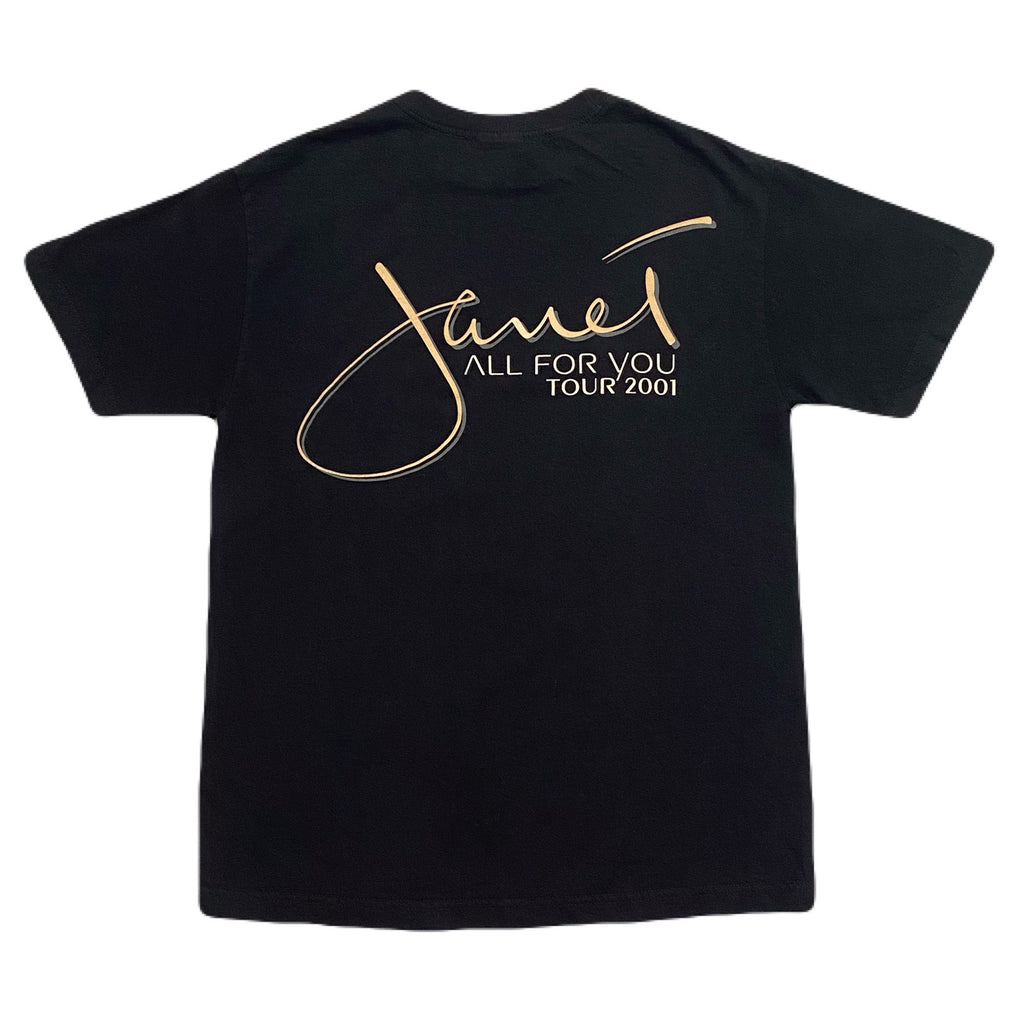 Vintage Janet Jackson All For You 2001 Tour Giant Tag T-Shirt Medium