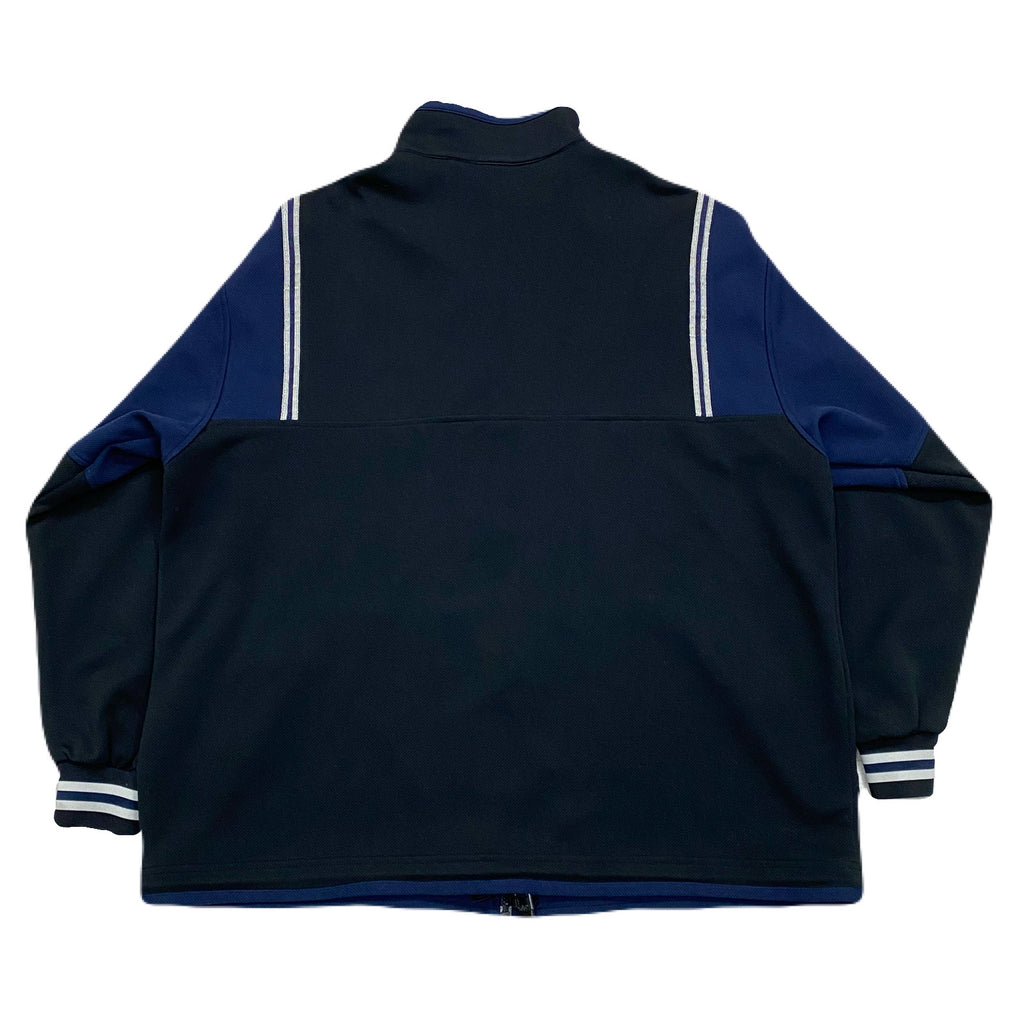Vintage 90’s Nike White Tag Black & Navy Blue Zip Track Jacket Men’s XL