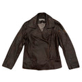 Rudolf Dassler Schuhfabrik By Puma Genuine Leather Double Breasted Jacket Women’s Large