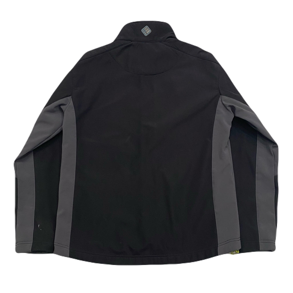 BMW Smartech Black Gray Fleece Lined Softshell Zip Up Jacket Women’s Medium