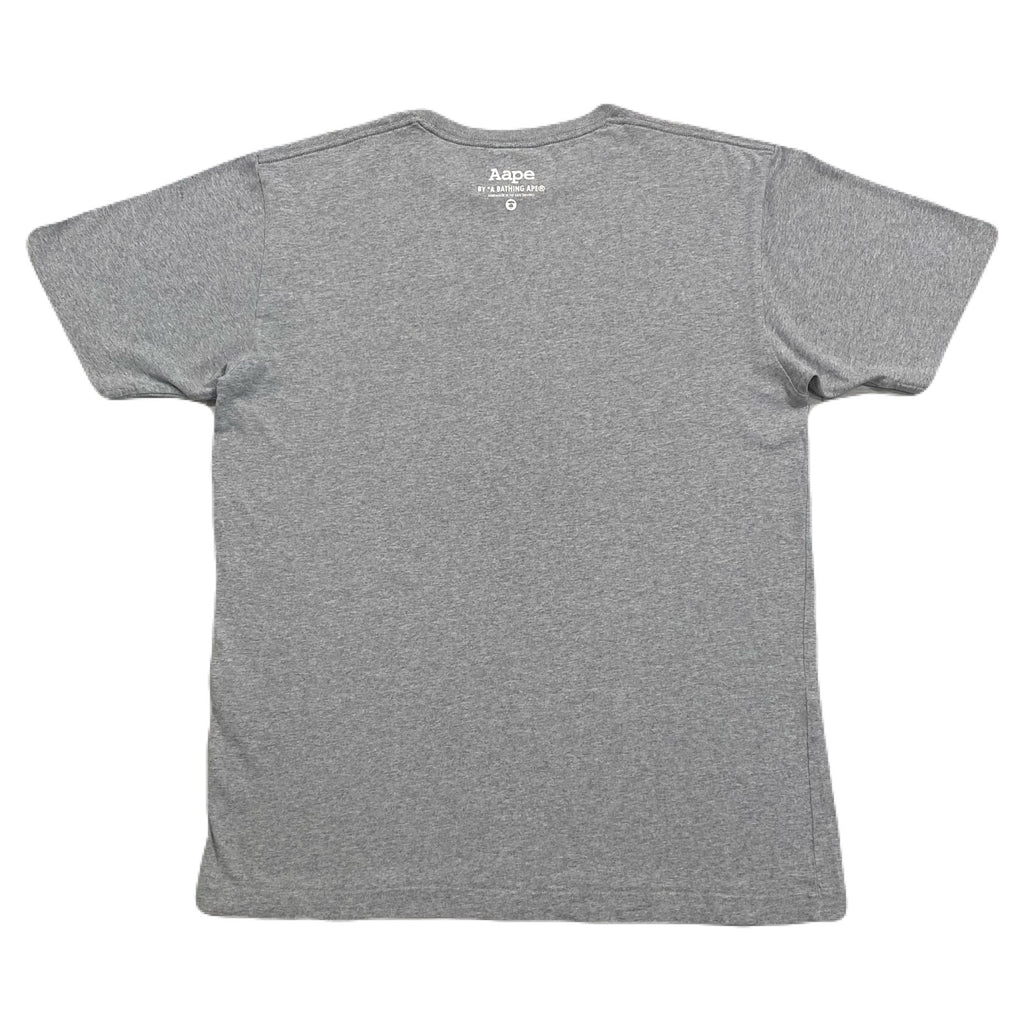 Aape By A Bathing Ape Bape Camo Letter Big Head Gray T-Shirt Men’s XL