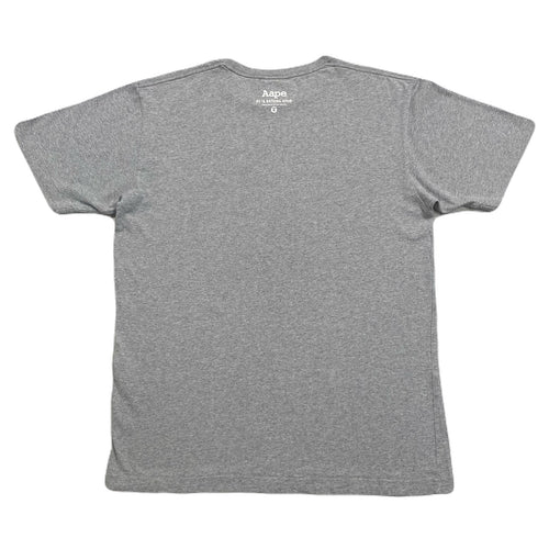Aape By A Bathing Ape Bape Camo Letter Big Head Gray T-Shirt Men’s XL