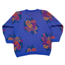 Load image into Gallery viewer, Vintage 80’s Esprit Sport Colorful Floral Sweater Women’s Medium
