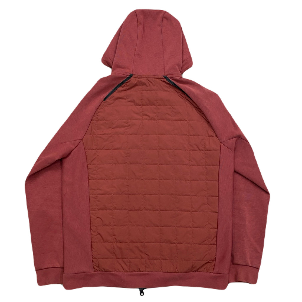 Nike Tech Fleece Winterized Quilted BV3701-661 Red Hoodie Zip Jacket Men’s Medium