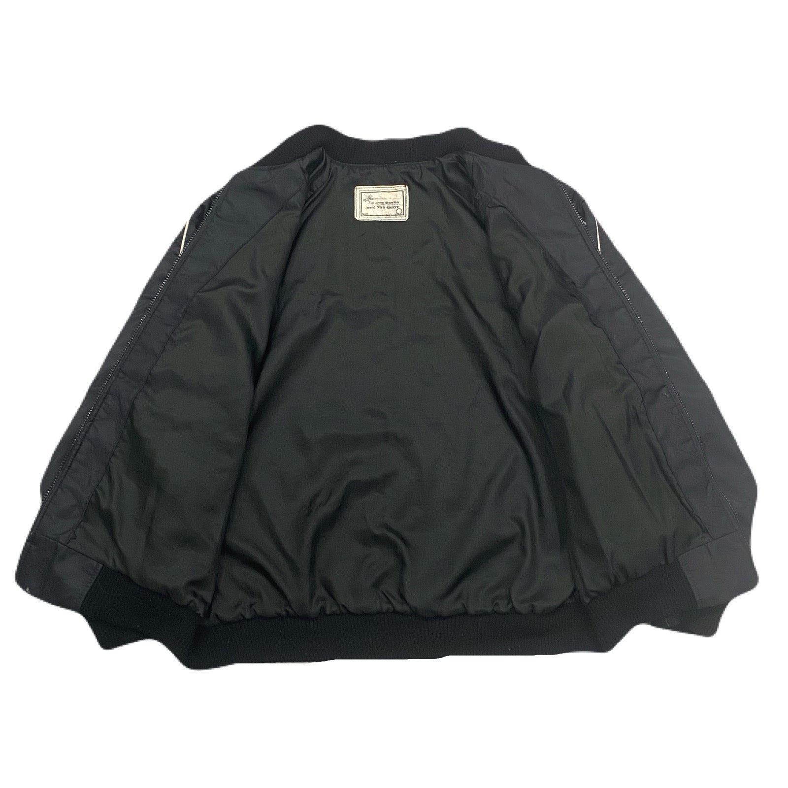 Vintage 80’s Marshall Amps 20 Year Anniversary Rock Music Satin Bomber Jacket Men’s Large
