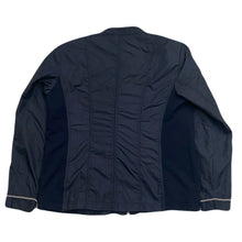 Load image into Gallery viewer, Simply Art By Dolcezza Navy Art Lined Light Zip Jacket Women’s Medium
