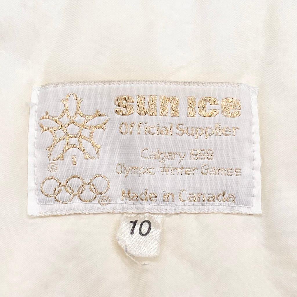 Vintage Sun Ice Official 1988 Calgary Winter Olympics Jacket Women’s Size 10