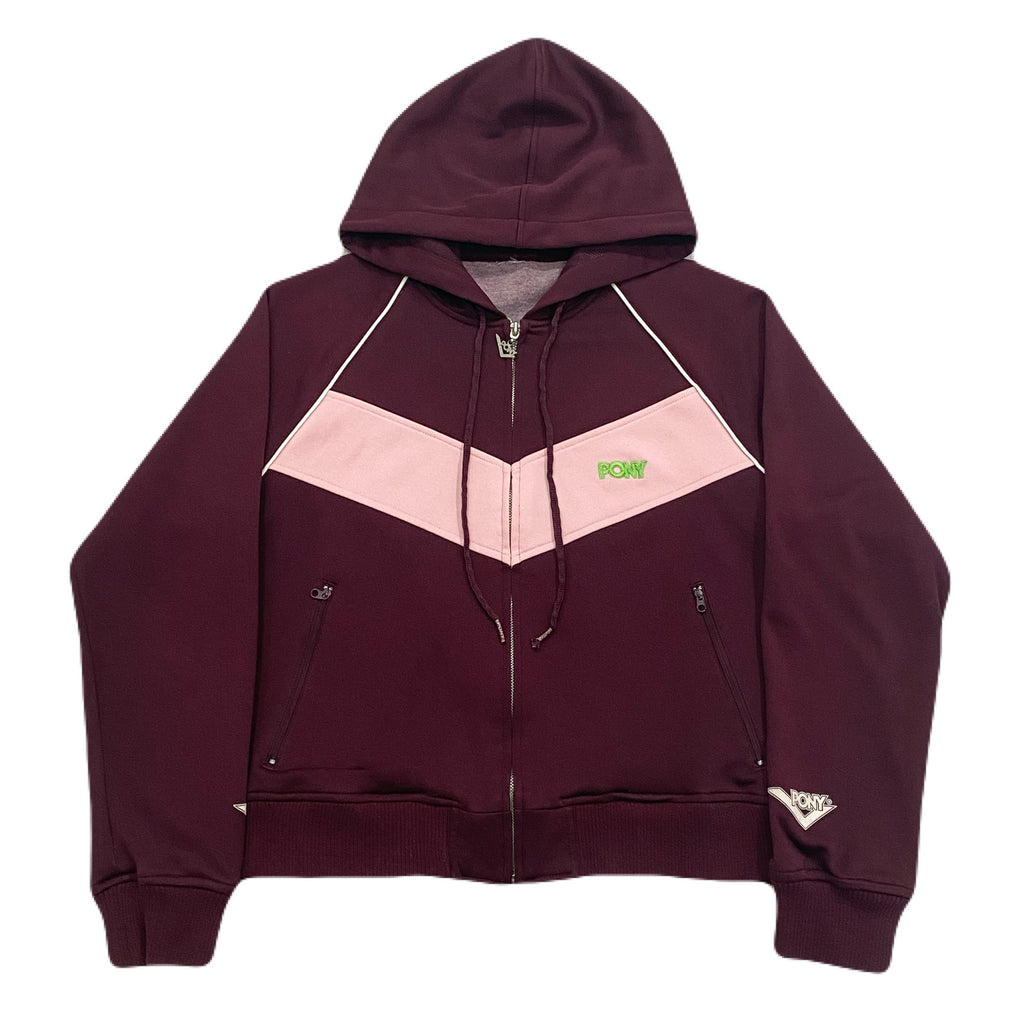 Vintage Pony Hooded Track Jacket Women’s Small