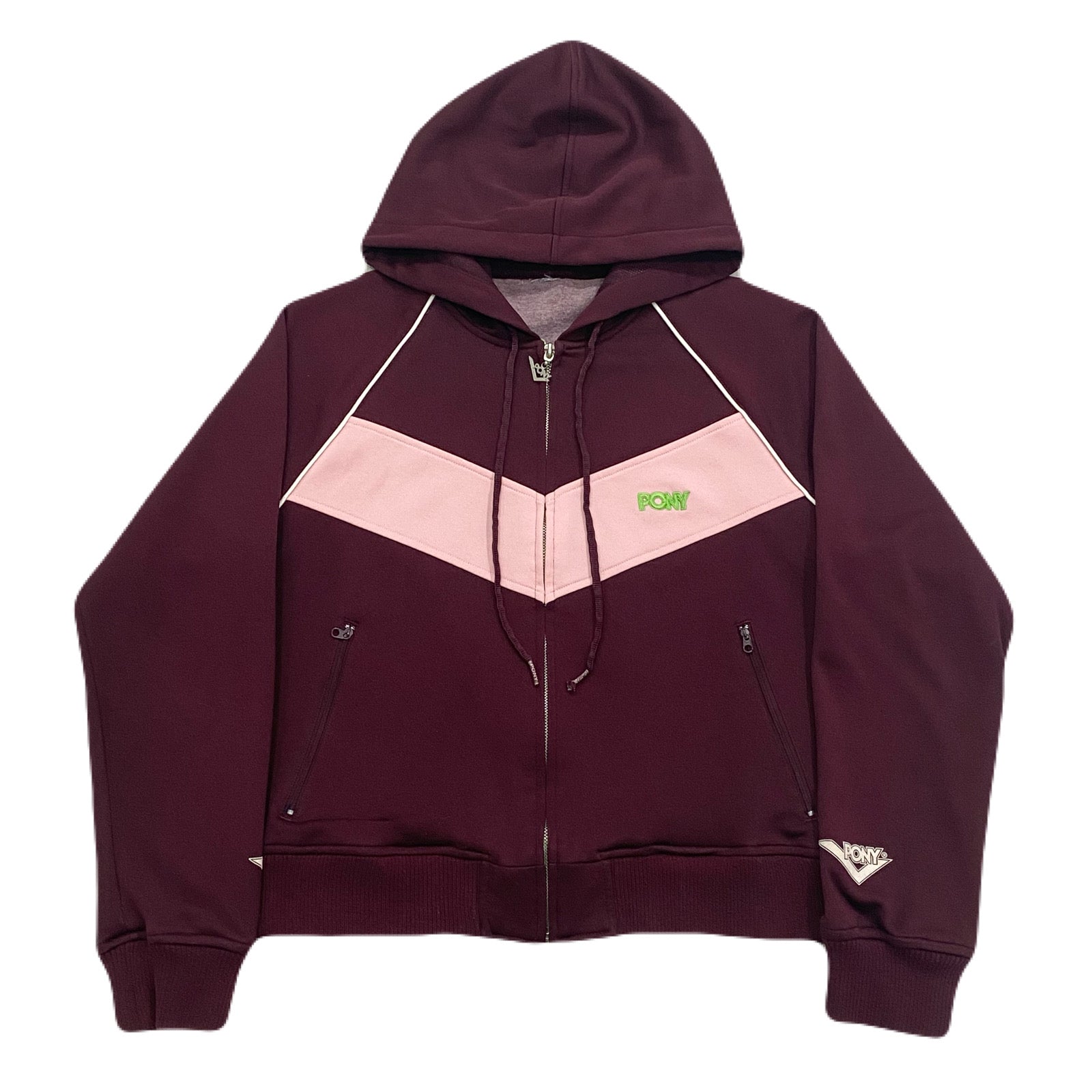 Vintage Pony Hooded Track Jacket Women’s Small