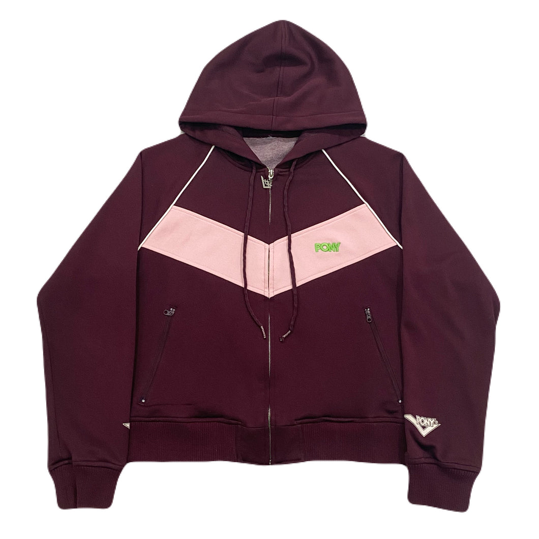 Vintage Pony Hooded Track Jacket Women’s Small