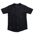 10 Deep Snake Skin All Over Print AOP Baseball Jersey Shirt Men’s Medium