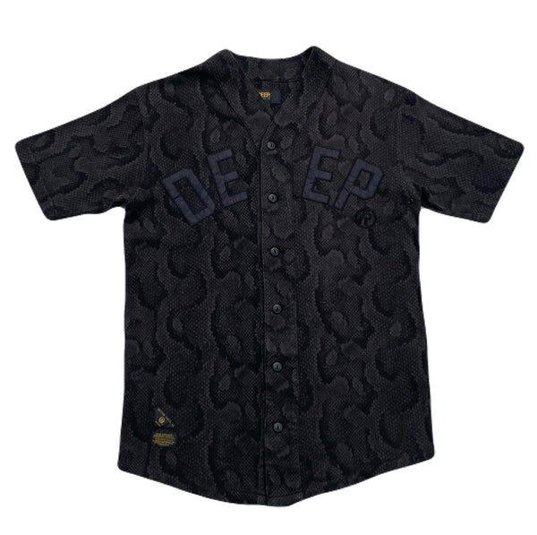 10 Deep Snake Skin All Over Print AOP Baseball Jersey Shirt Men’s Medium