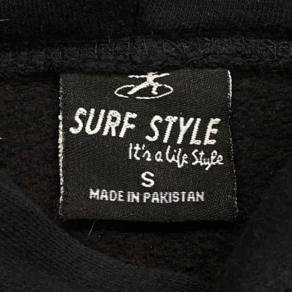 Vintage Surf Style Destin, Florida Black Surfer Skater Hoodie Men’s Small