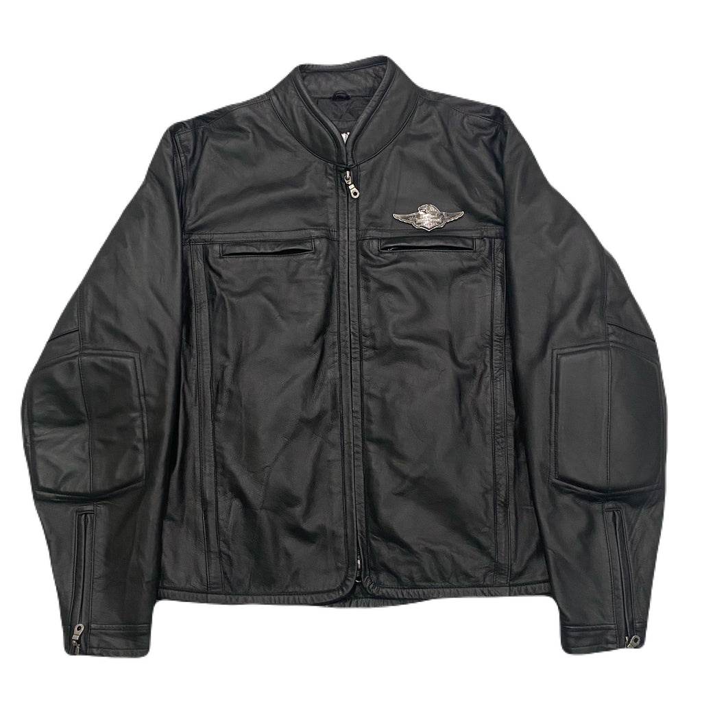 Harley-Davidson 1/1 Official Prototype Black Nylon Polyurethane Coating Back Embroidered Logo Jacket Men’s XXL