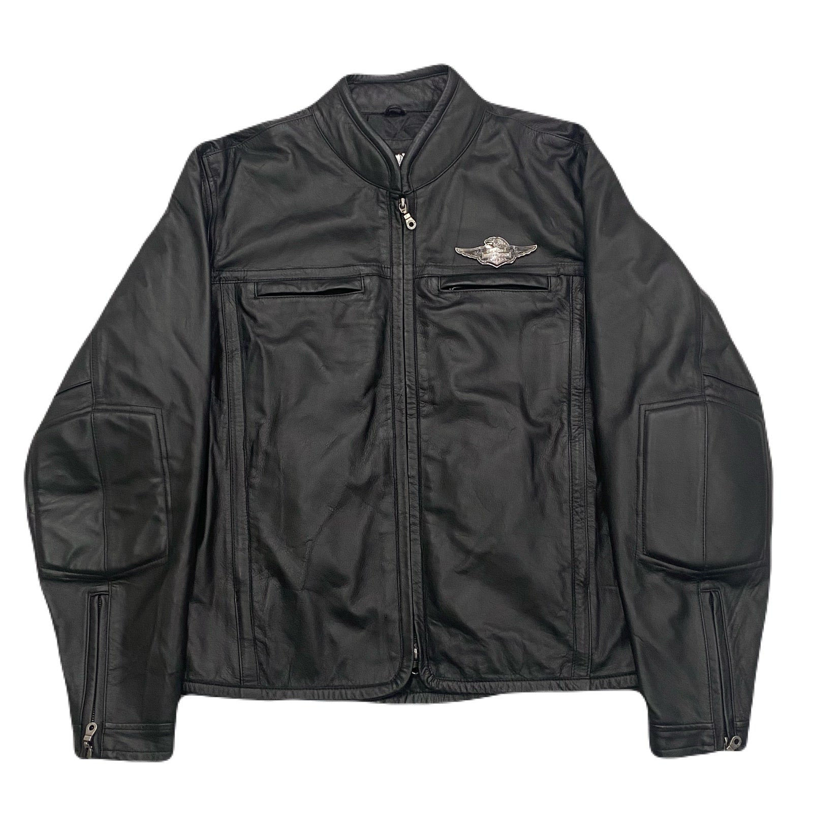 Harley-Davidson 1/1 Official Prototype Black Nylon Polyurethane Coating Back Embroidered Logo Jacket Men’s XXL