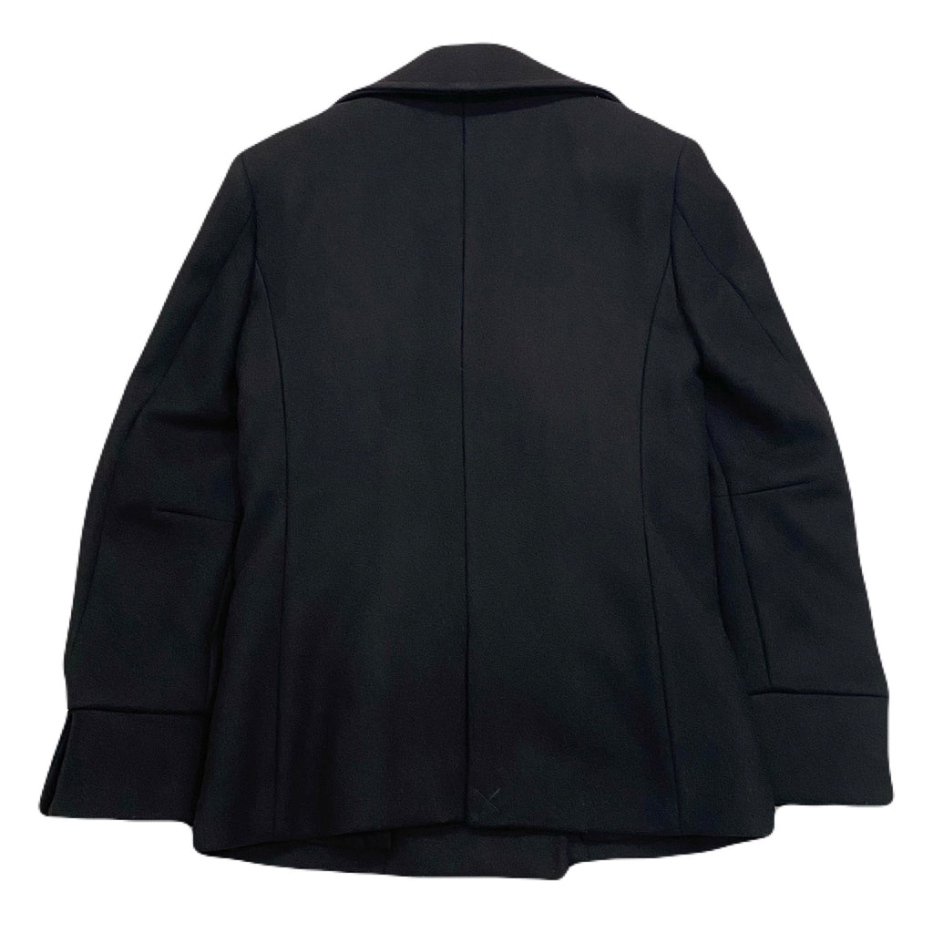 Balmain x H&M Double Breasted Padded Lined Wool Peacoat with Gold Buttons Women’s 34 (4 US)
