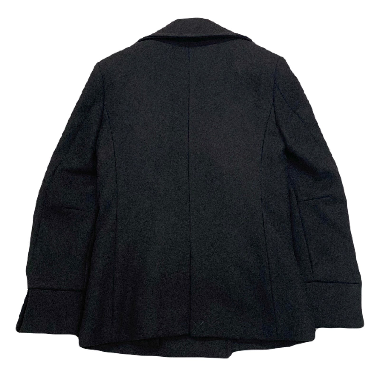 Balmain x H&M Double Breasted Padded Lined Wool Peacoat with Gold Buttons Women’s 34 (4 US)