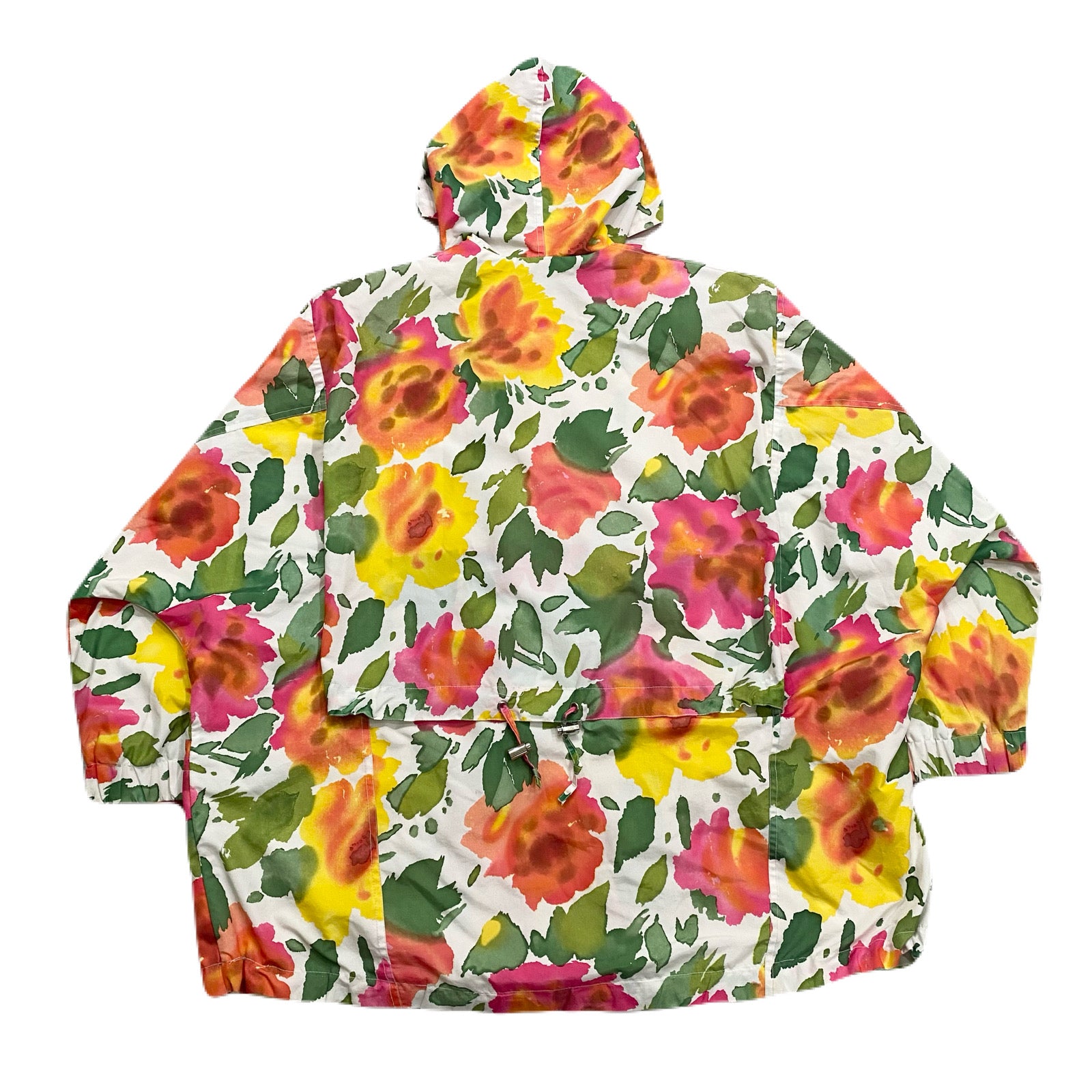 Vintage 80’s Pizazz Floral All Over Print Windbreaker Jacket Women’s Medium