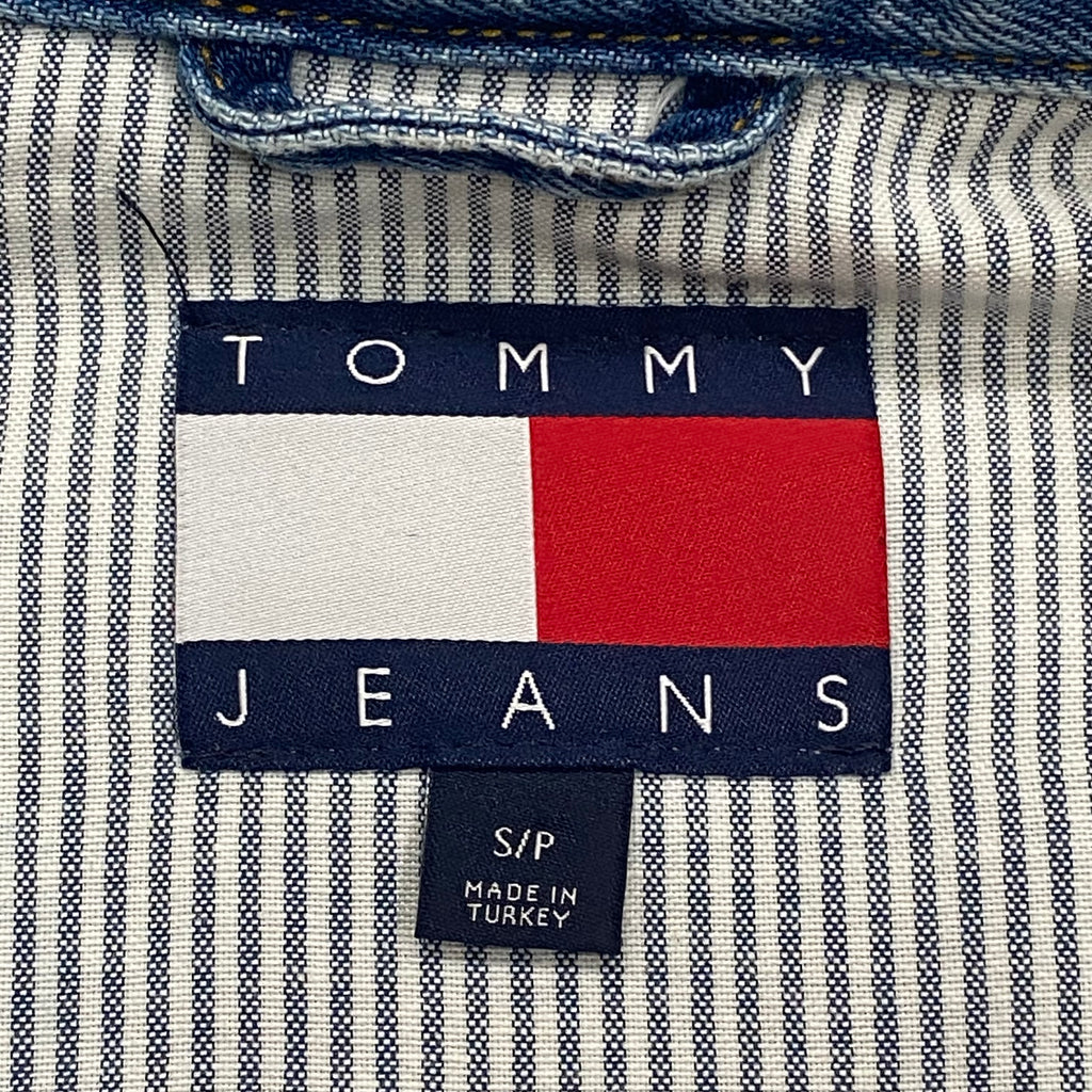 Vintage Tommy Hilfiger Tommy Jeans Sailing Gear Denim Trucker Jacket Men’s Small