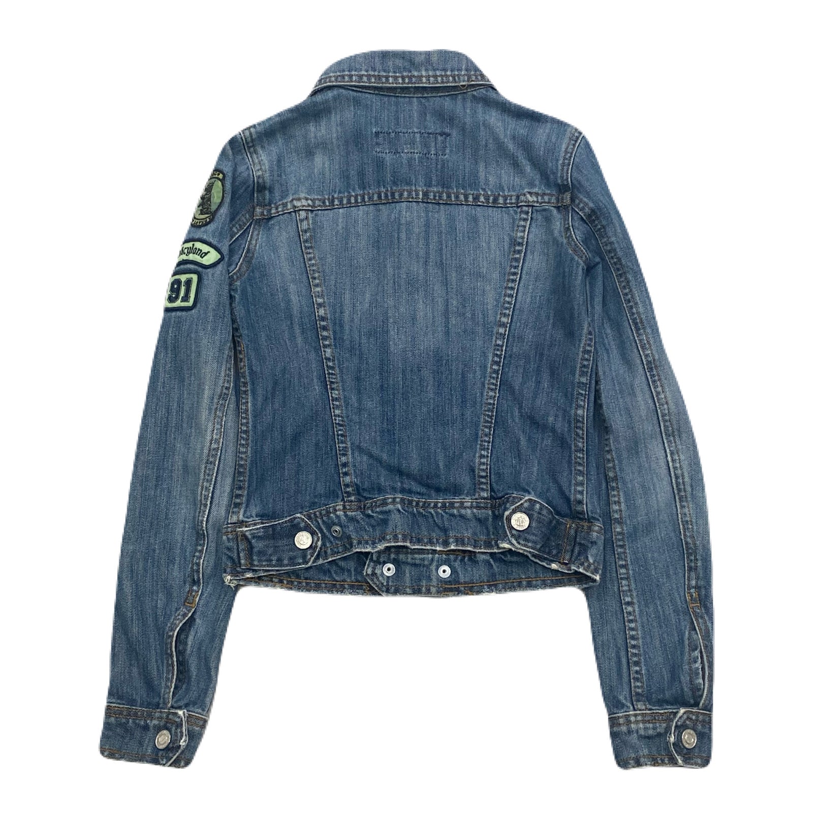 Vintage Juicy Couture Y2K Dog Lover 91 Juicyland Patch Denim Jean Jacket Women’s P