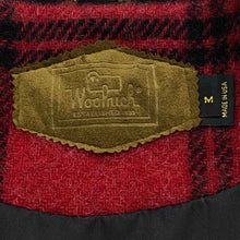 Load image into Gallery viewer, Vintage Woolrich Red Black Plaid Wool Mohair Blazer Jacket Women’s Medium
